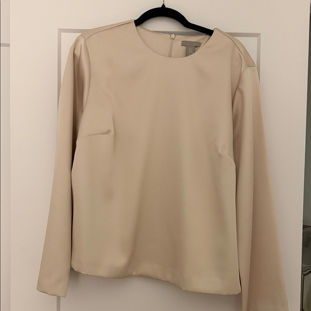H & M Elegant Cream Women's Top